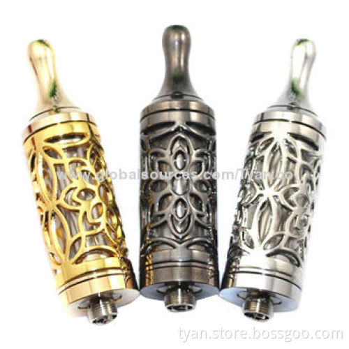Excellent Vaporing Engraved 3.5mL Hollow Atomizers with 68mm Length, Made in China